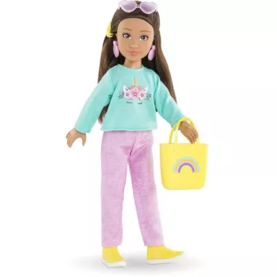 Coffret Luna Shopping COROLLE GIRLS - poupée mannequin - 6 accessoire