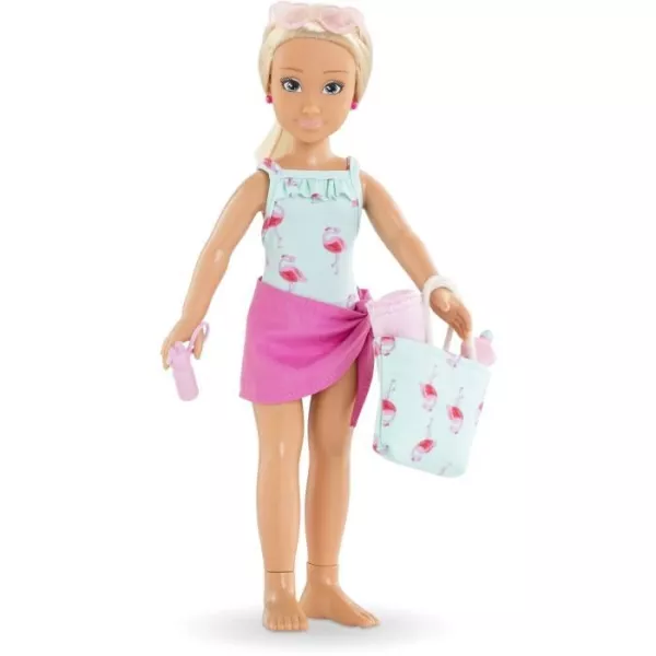 Coffret Valentine a la plage - COROLLE GIRLS - Poupée mannequin - 5 accessoires - 28 cm - des 4 ans