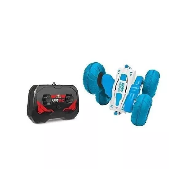 Dickie - Rwild Flippy Radiocommandé - Rotation 360° - Bleu - Dés 6 ans