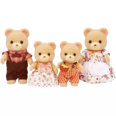 Figurines miniatures - SYLVANIAN FAMILIES - La famille Ours - 4 person