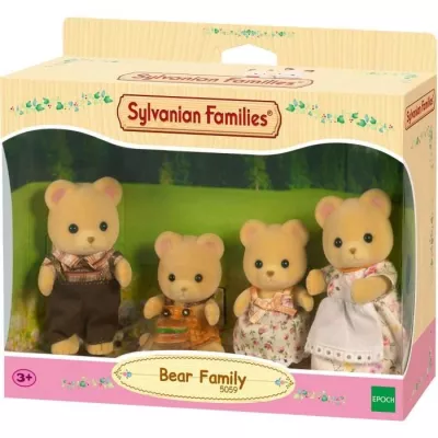 Figurines miniatures - SYLVANIAN FAMILIES - La famille Ours - 4 person