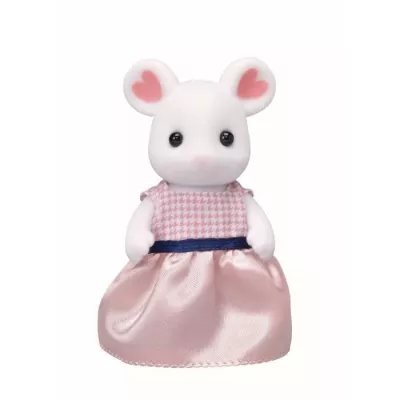 Figurine Famille Souris Marshmallow Sylvanian - SYLVANIAN FAMILIES - 5