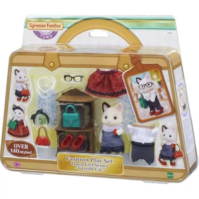 SYLVANIAN FAMILIES 5462 The Fashion Suitcase And Big Sister Two-tone C