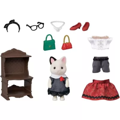 SYLVANIAN FAMILIES 5462 The Fashion Suitcase And Big Sister Two-tone C