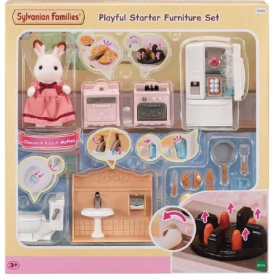 The Cozy Cottage and Maman furnishings set - Sylvanian Families - 5449