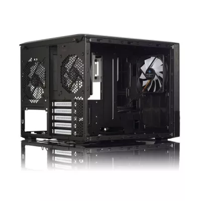 FRACTAL DESIGN BOITIER PC Node 804 - Noir - Format Micro ATX (FD-CA-NO