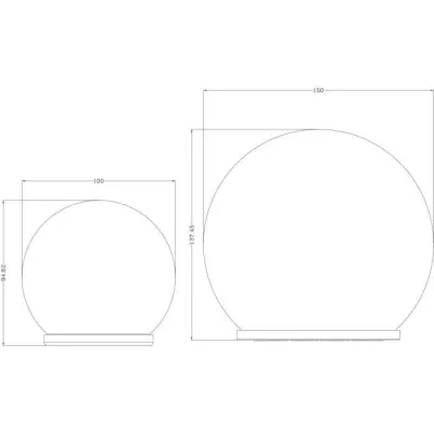 Sphere solaire GALIX - Effet verre brisé - Ø 15cm - 25 LED blanches