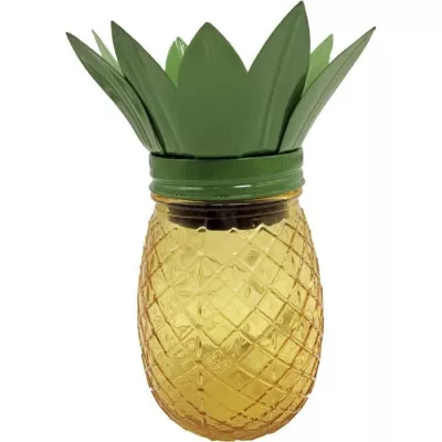 Lampe solaire Ananas - GALIX - Métal/Verre - 5 LED - 8h d'éclairage