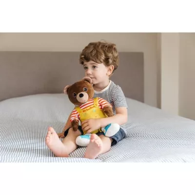 Gipsy Toys - Petit Ours Brun – Peluche Musicale Qui Parle Conteur d'