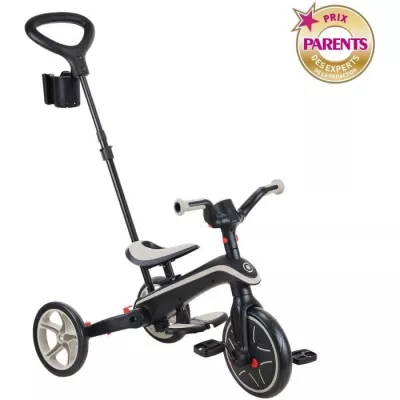 Evolved tricycle EXPLORER 4 IN 1 PLIABLE - GLOBBER - Taupe - Draisie