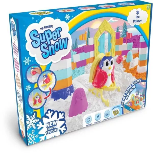 Super Snow Ice Palace - loisir créatif - sable a modeler - GOLIATH