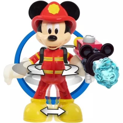 Disney - Mickey fire figurine 15 cm, articulated, children's toy of 3