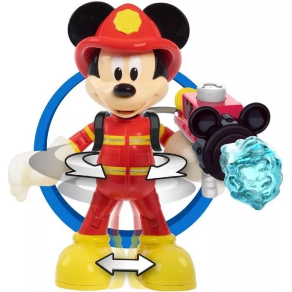 Disney - Mickey fire figurine 15 cm, articulated, children's toy of 3 years, MCC20