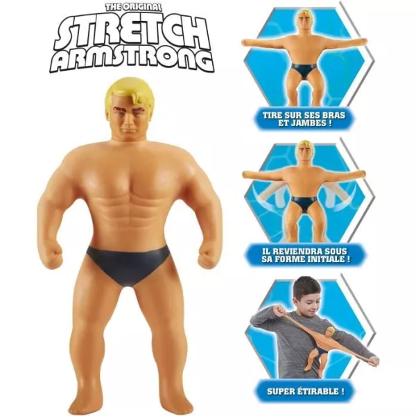 STRETCH ARMSTRONG, 25 cm character, Stretchable character, Stretch Armstrong, Toy for children aged 5, TRE03