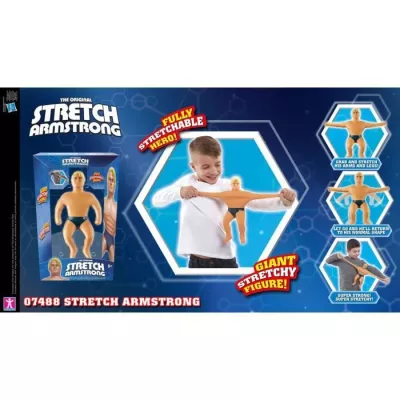 STRETCH ARMSTRONG, 25 cm character, Stretchable character, Stretch Arm