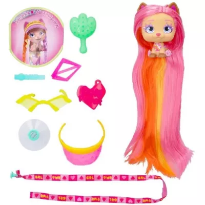 Mini poupées VIP Pets IMC TOYS - Bow Power - Shiara - Cheveux extra l