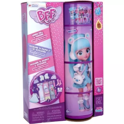 IMC TOYS - Poupée mannequin BFF Kristal - Cry Babies Best Friends For