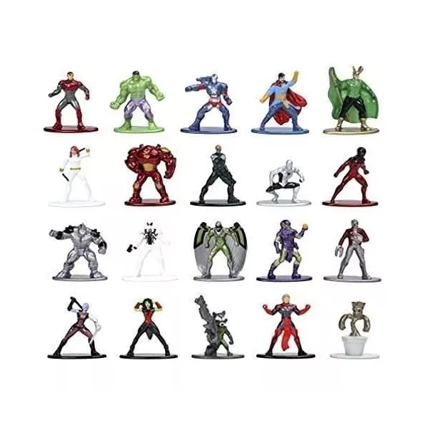 Coffret Marvel - 20 figurines 4cm en métal