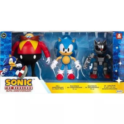 SONIC - Box of 3 figures - 10 cm - JAKKS - 491175