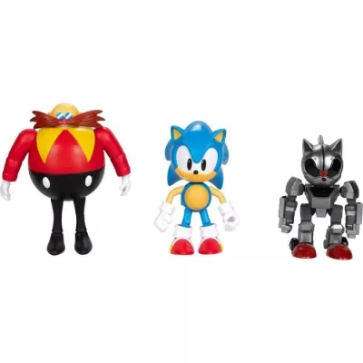 SONIC - Box of 3 figures - 10 cm - JAKKS - 491175