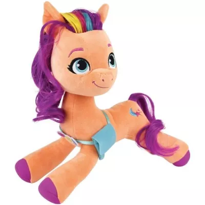 Jemini my little pony peluche sunny articulee +/- 30 cm avec 3 accesso