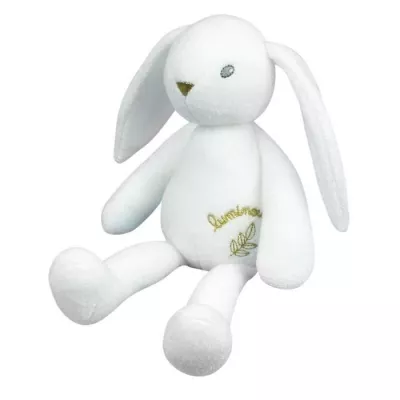 LIMINOU Peluche lumineuse lapin +/- 30 cm