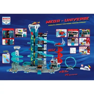 Garage Toy - KLEIN - Bosch Car Garage Service Mega Universe - Com