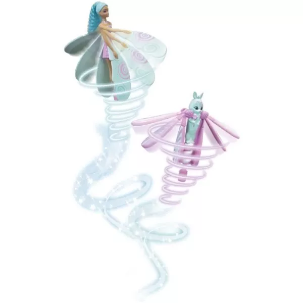 Figurine SKY DANCERS Lucy et son lapin - Poupée a fonction pour enfant de 6 ans - Multicolore