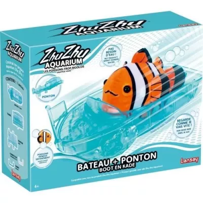 Univers miniature - LANSAY - 51002 - Zhu Zhu Aquarium : Bateau + Ponto