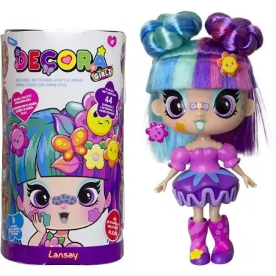 Doll - LANSAY - 55102 - Decora Girlz - Mini Dolls Fashion a Per