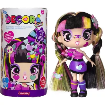 Doll - LANSAY - 55103 - Decora Girlz - Mini Dolls Fashion a Per