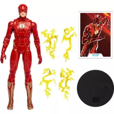 DC The Flash Movie - The Flash (Hero Costume) - 18cm - Lansay