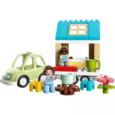 LEGO DUPLO Ma Ville 10986 La Maison Familiale sur Roues - Jouet Éduca