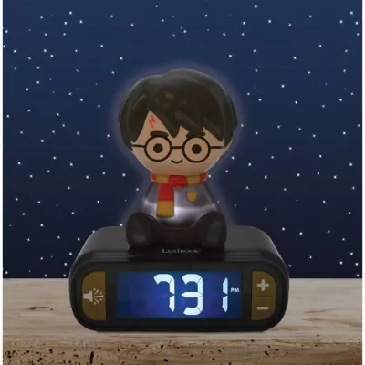 HARRY POTTER - Digital alarm clock - 3D night light and sound effects