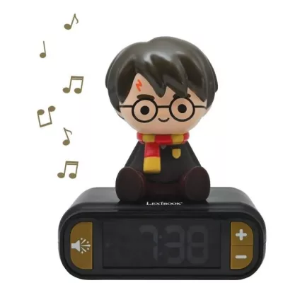 HARRY POTTER - Digital alarm clock - 3D night light and sound effects