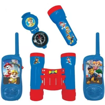 Kit d'aventurier Pat' Patrouille - Talkie-Walkies, jumelles, lampe tor