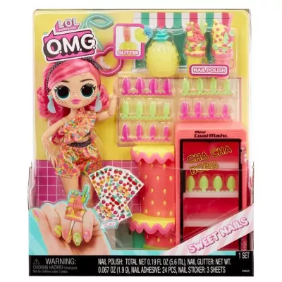 LOL Surprise OMG Sweet Nails™ - Nail bar - Pinky Pops Fruit Shop fas