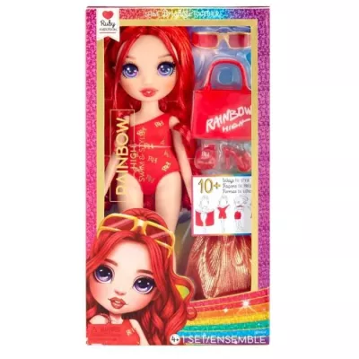 Rainbow High Swim & Style - Mannequin doll 27 cm - Ruby (