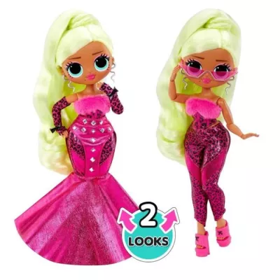 LOL Surprise OMG - Poupée Mannequin 24 cm - Lady Diva - 2 tenues avec