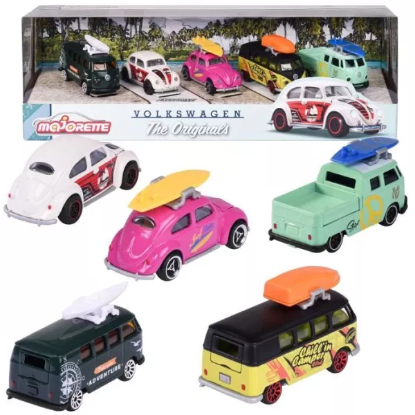 Set of 5 Volkswagen The Originals metal cars