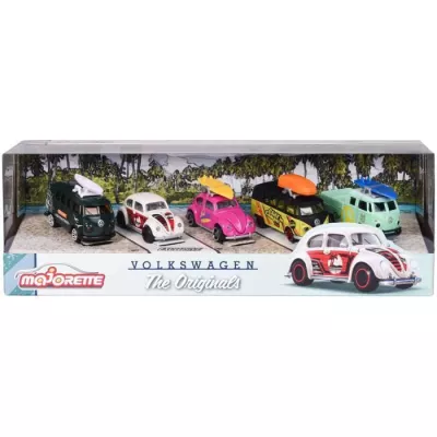 Set of 5 Volkswagen The Originals metal cars