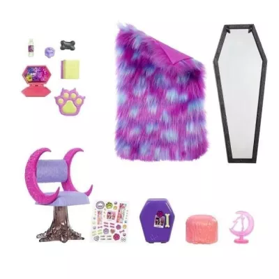 Monster High - Clawdeen Wolf's Room - Doll - Ages 4 and up - MONSTER H