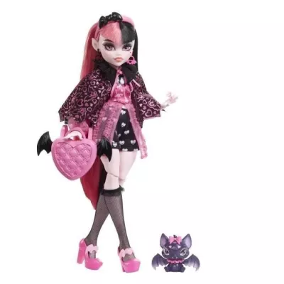 Monster High - Draculaura with Pet Bat - Doll - MONSTER HIGH - HHK51 -