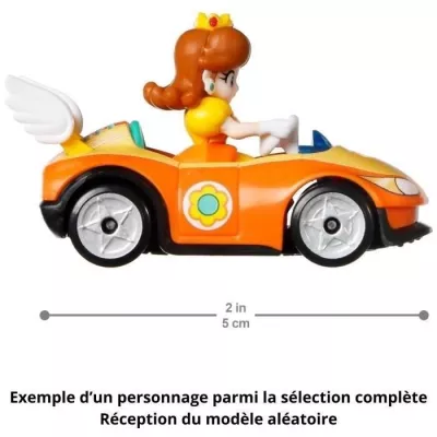 Hot Wheels - Véhicule Mario Kart (modele aléatoire) - Petite Voiture