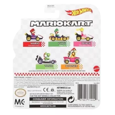 Hot Wheels - Mario Kart Vehicle (random model) - Small Car