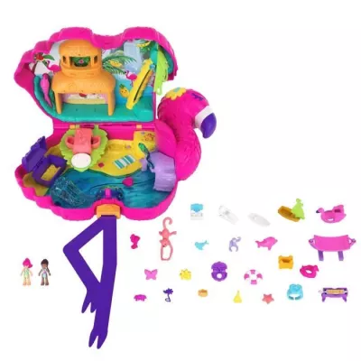 Polly Pocket - Flamingo Surprises - Mini-Universe Doll