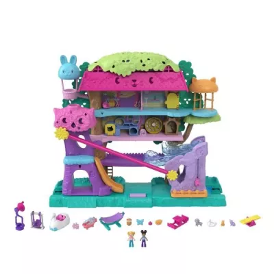 Polly Pocket-Pollyville-La Maison dans les Arbres, a partir de 4 ans