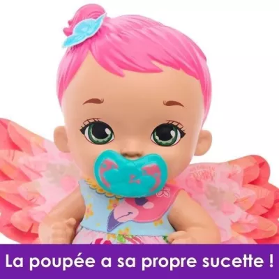 FLAMINGO DRINKS & PINK PEEE - MY GARDEN BABY - HPD12 - DOLL ACCESSORIE