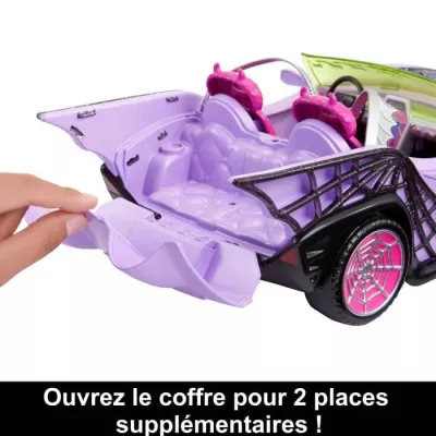 Monster High - Ghoul Convertible - Car with animal - Doll - MONSTER HI