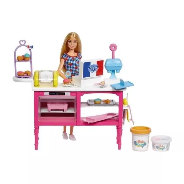 Barbie-Barbie Pâtisserie-Coffret poupée « Malibu » et 18 accessoires HJY19